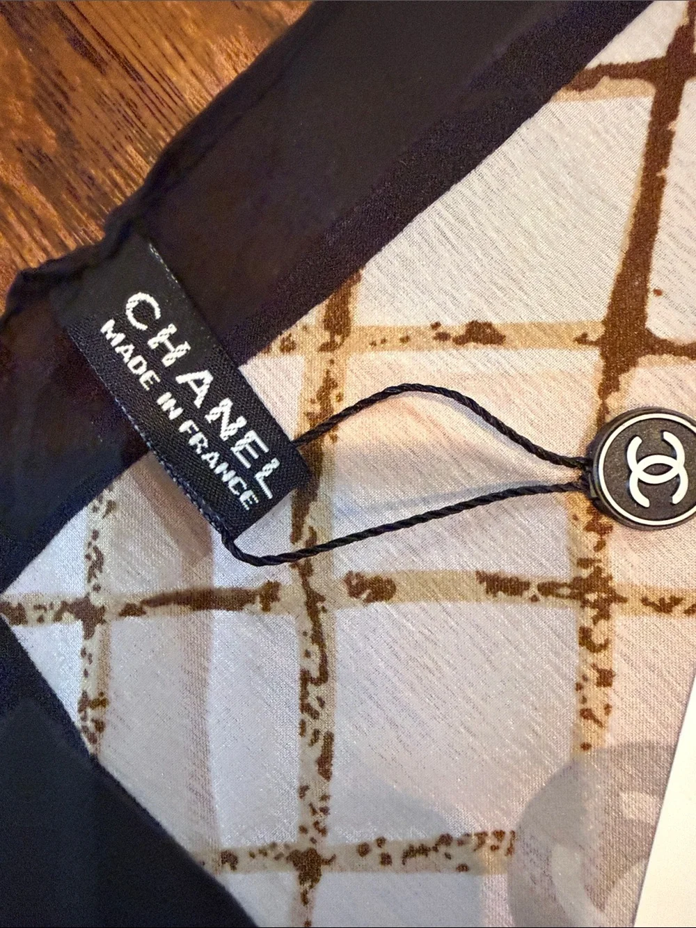 CHANEL lightweight silk